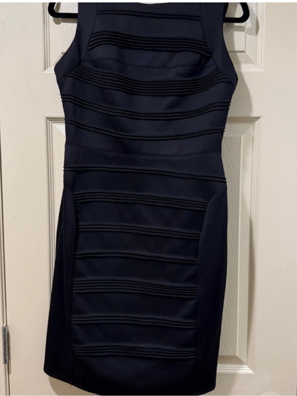 Julia Jordan Women’s Black Sleeveless Panel Mini Dress Size 8